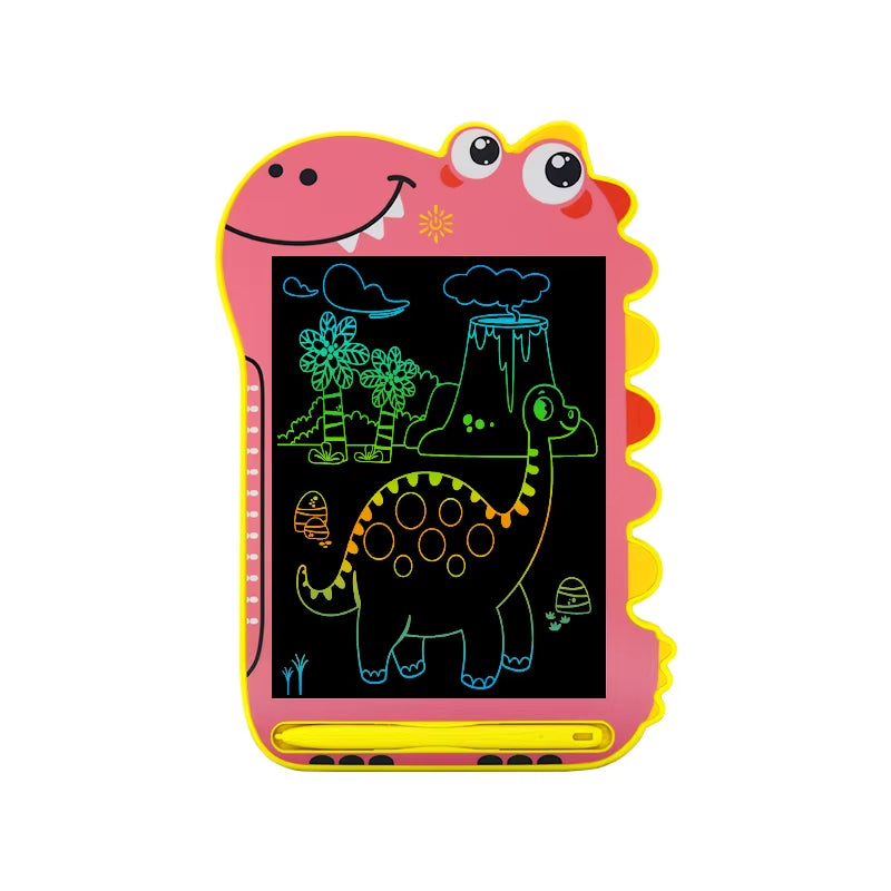 8.5/In Cartoon Dinosaur LCD Writing Tablet Drawing Board Kids Graffiti Sketchpad Toys Handwriting Blackboard Magic Drawing Board